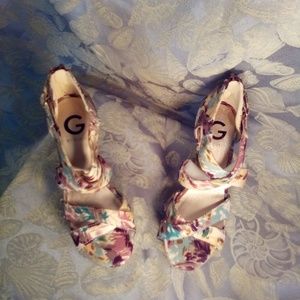 Floral Guess Wedges